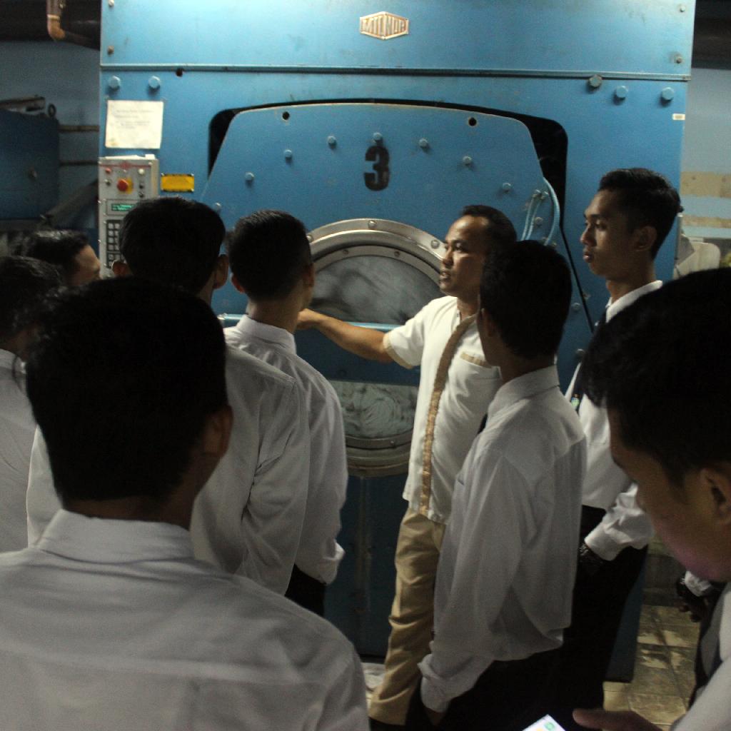 BATCH XLIII Hotel Tour at Melia Purosani Laundry