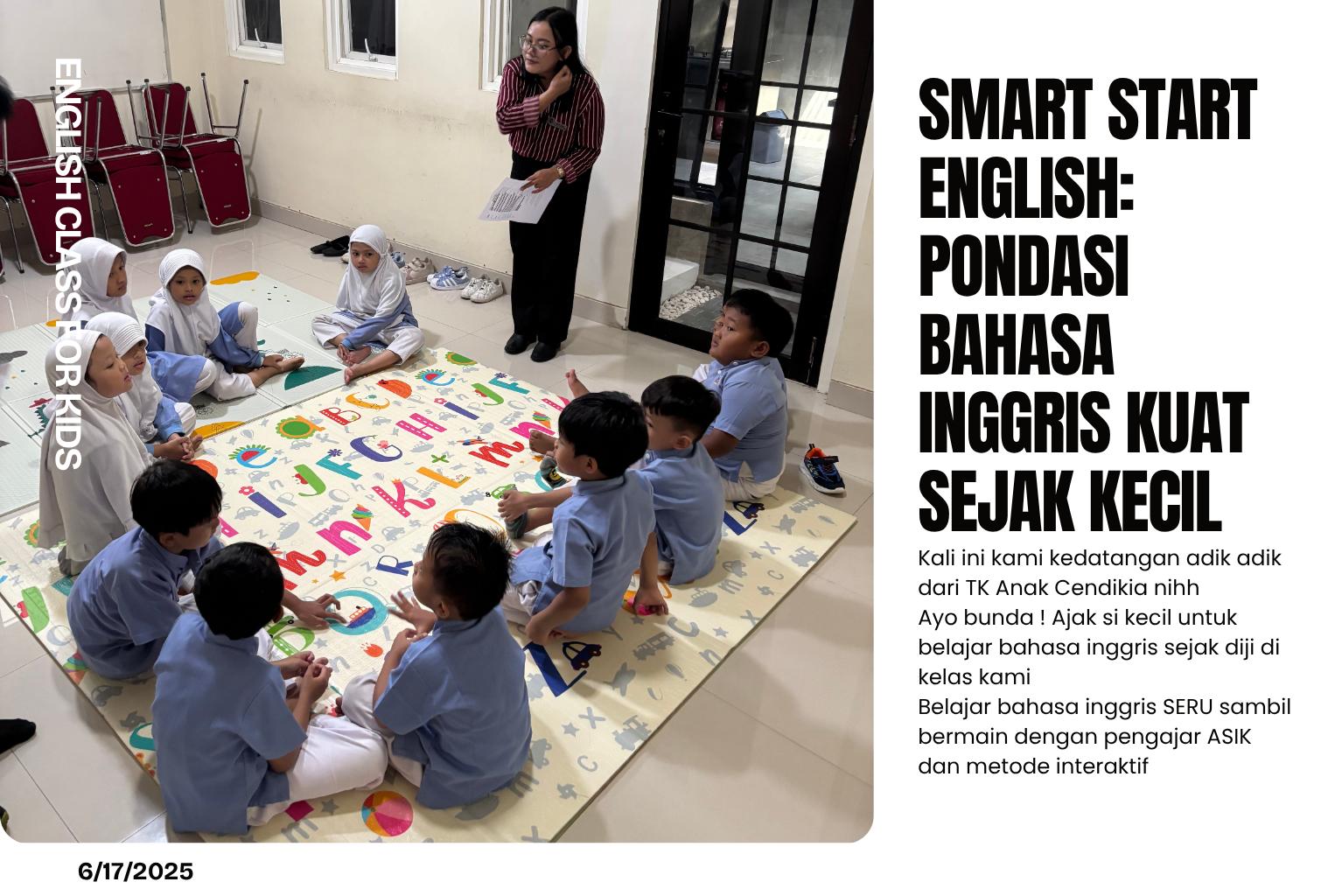 Smart Start English: pondasi Bahasa Inggris kuat sejak kecil